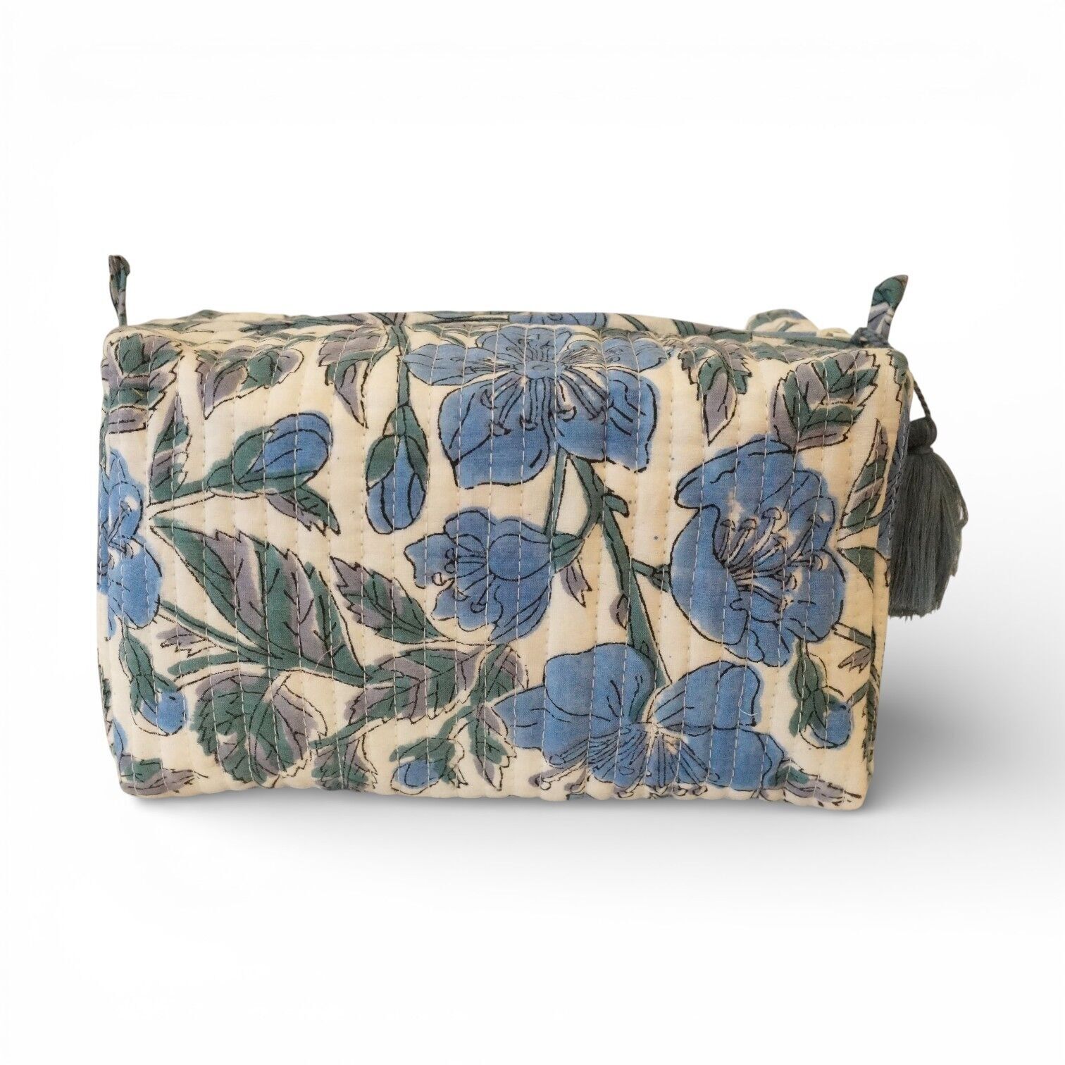 Printed cotton toiletry bag No. 110