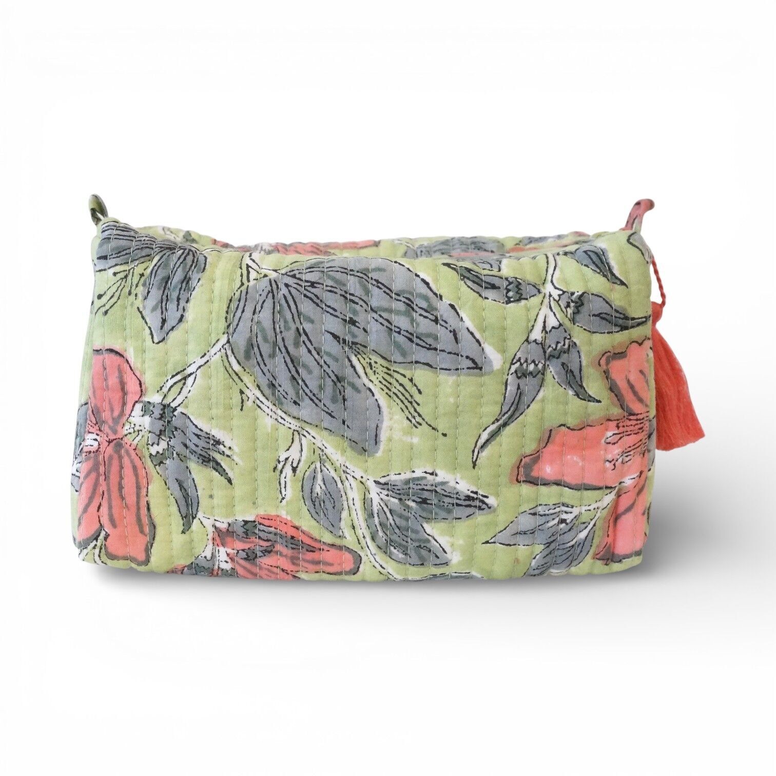 Printed cotton toiletry bag No. 114
