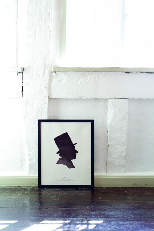 Silhouette, poster in frame, 40x50cm