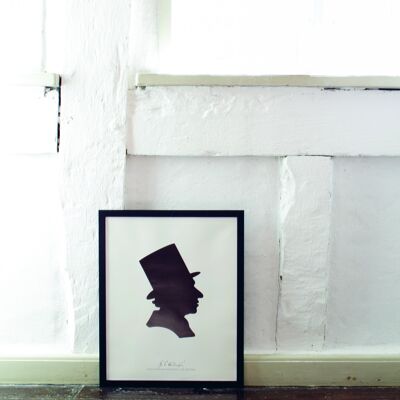 Silhouette, poster in frame, 40x50cm