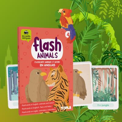 Flash Animals - Tarjetas para aprender animales en inglés