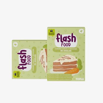 Flash Food - Cartes pour apprendre les aliments et les prépositions en anglais 2