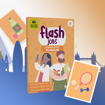 Flash Jobs - Cartes pour apprendre les métiers en anglais 1