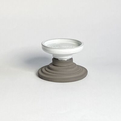 Big Candle Holder White