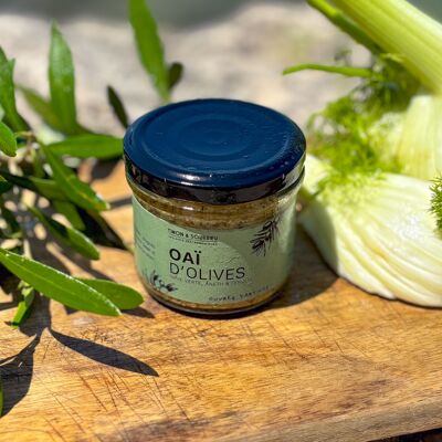 TAPENADE OLIVE VERTE, FENOUIL ET ANETH - OAI D'OLIVES