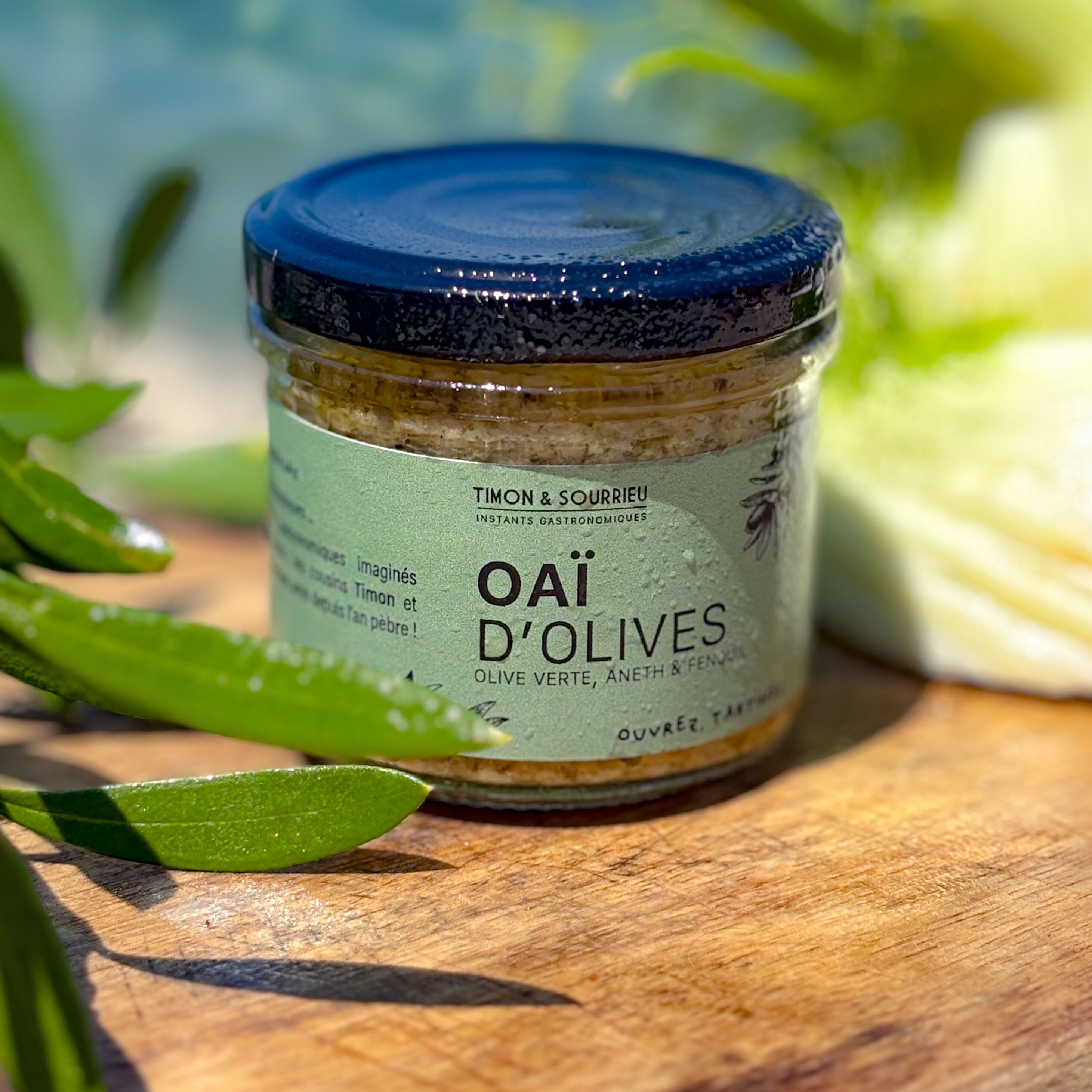 TAPENADE OLIVE VERTE, FENOUIL ET ANETH - OAI D'OLIVES