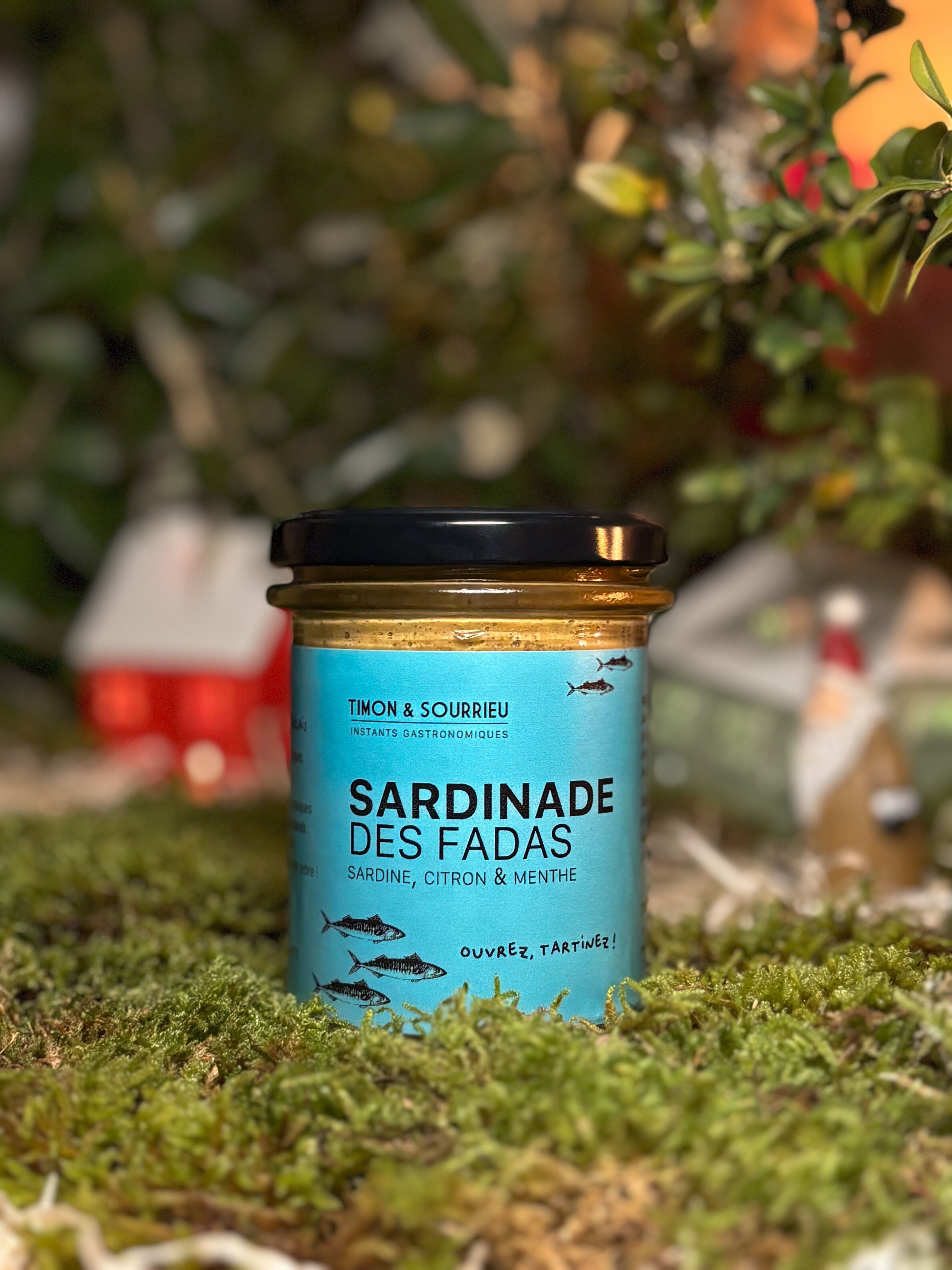 CRÉME SARDINADE DES FADAS (sardine spremute al limone e menta fresca, aperitivo spalmabile)