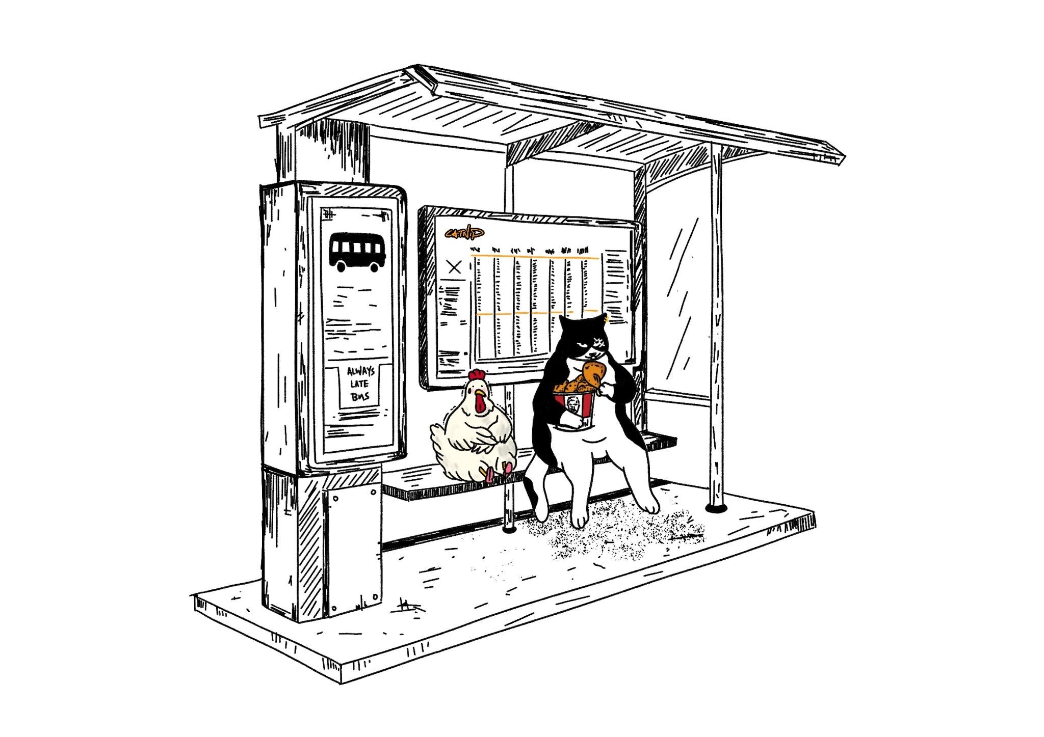 "Fried Chicken" - Art Print