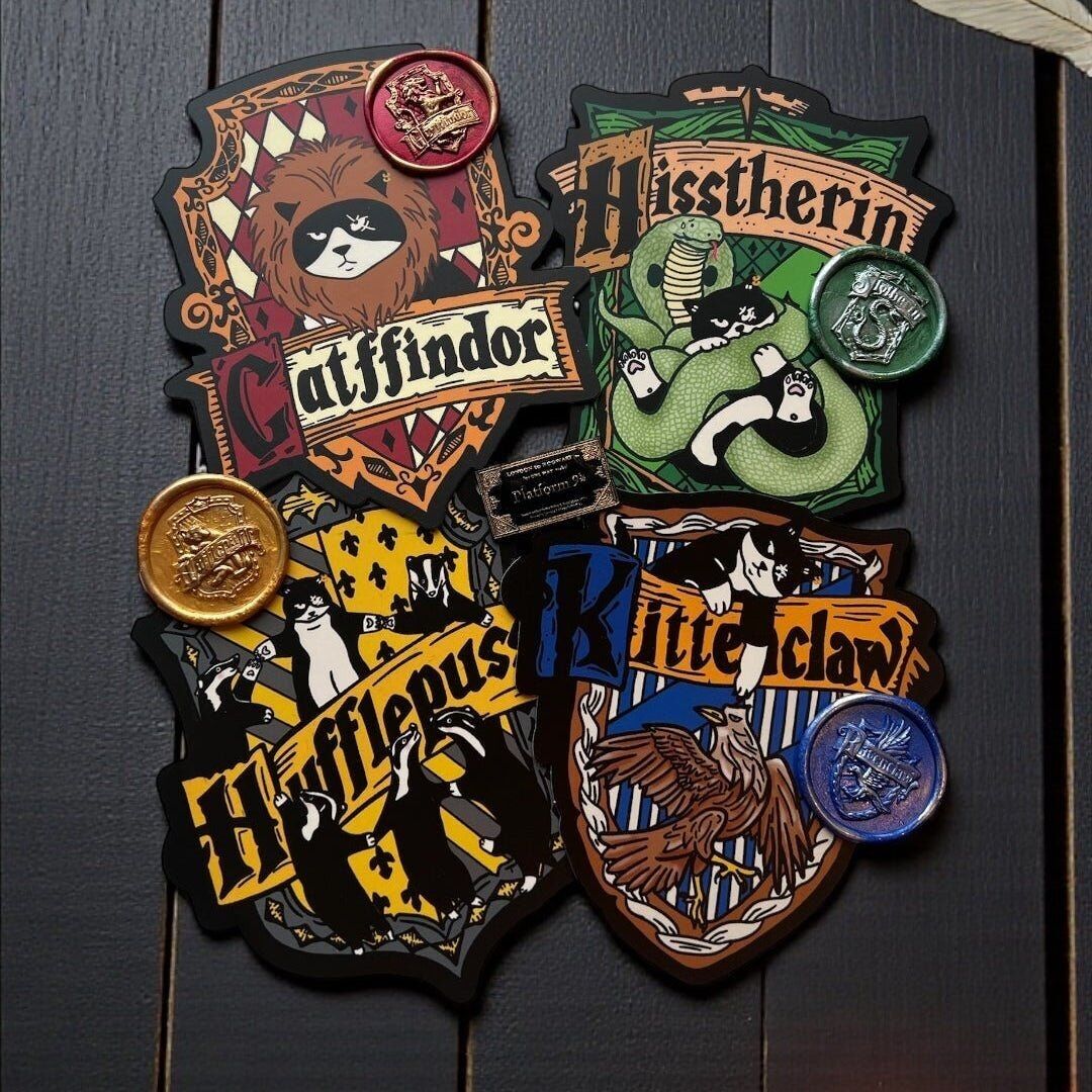 Harry Catter Die Cut Card Set