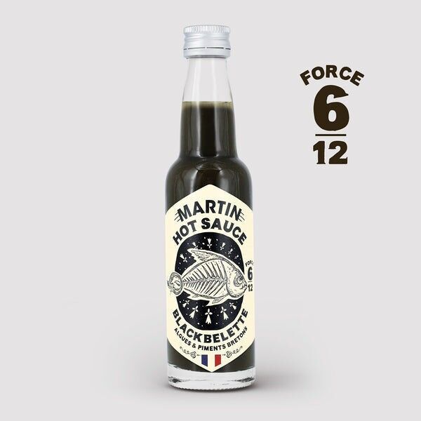 BLACKBELETTE Breton Seaweed Chili Sauce 6/12, 100 ml - Hot Sauce