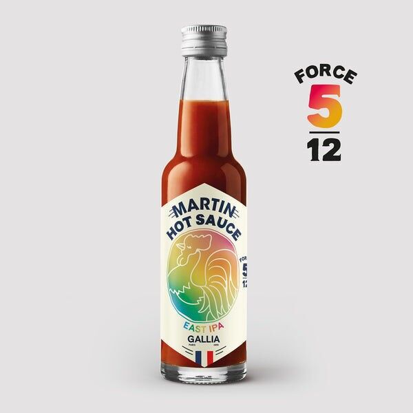 GALLIA EAST IPA 5/12 Hot and Spicy Chili Sauce, 100 ml - Hot Sauce