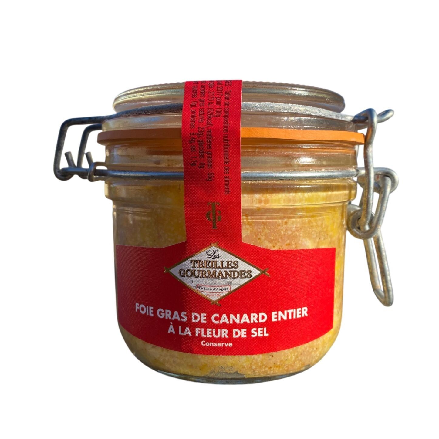 Preserved whole duck foie gras with fleur de sel