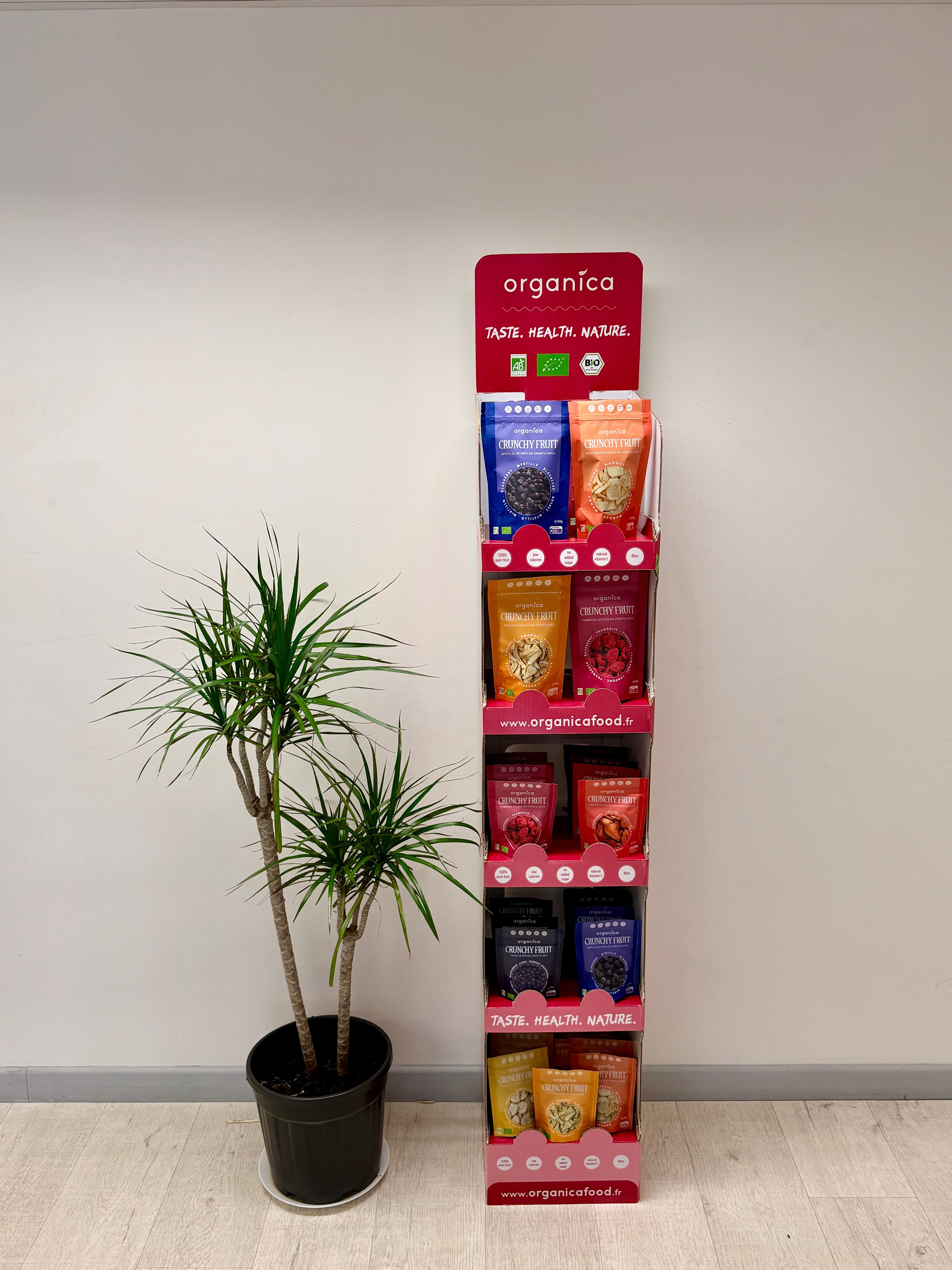 Bio-Lebensmitteldisplay