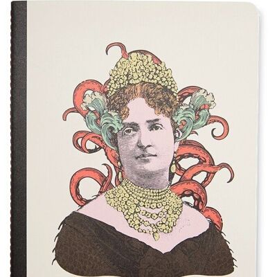 A5 Aqua Duchess Notebook - Arti Collection