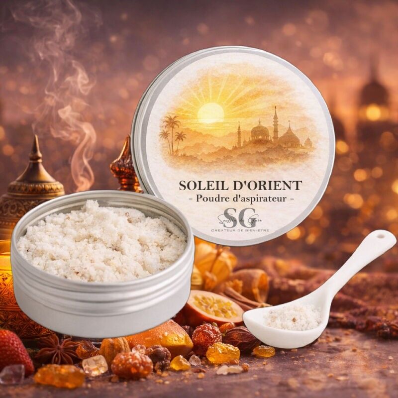 Woody & Oriental Vacuum Cleaner Powder – Home & Vacuum Cleaner Air Freshener with Warm Scent