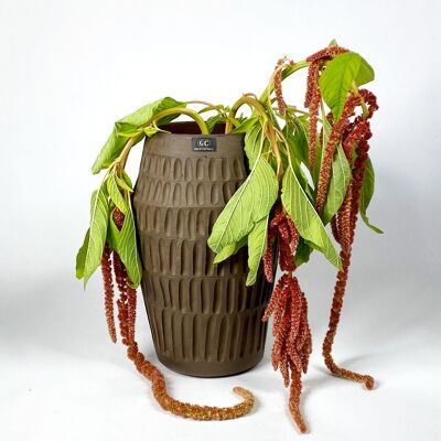 Vaso Naked in cioccolato Waimea 3.0 | Ceramica | Fatto a mano