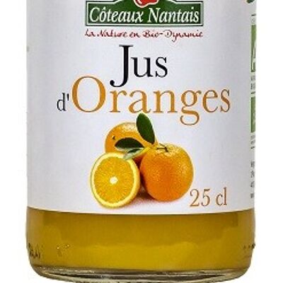 Jus oranges Bio Demeter - 25cl