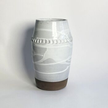 Vase de plage blanc Waimea | Vase à fleurs | uniques | fait à la main | céramique | lanikai |waikiki | banzaï | makua 8