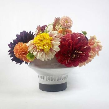 Vase de plage blanc Waimea | Vase à fleurs | uniques | fait à la main | céramique | lanikai |waikiki | banzaï | makua 12