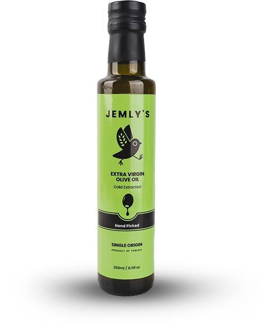 Huile d'olive extra vierge JEMLY'S 250 ml