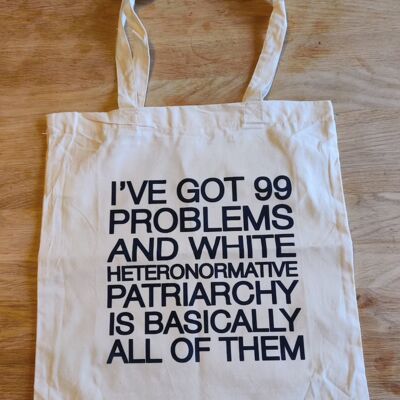 Patriarchy Tote Bag - weiß