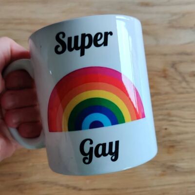 Super Gay mug