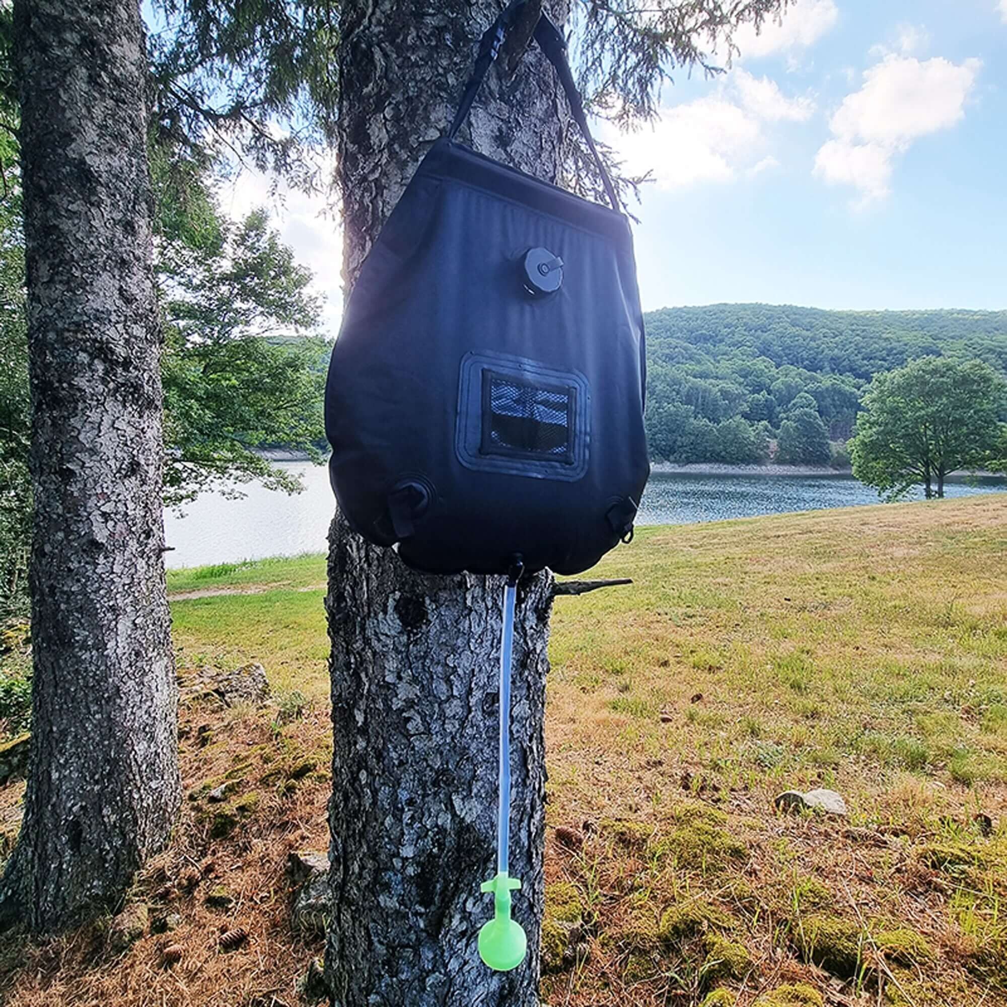 20L Shower Bag for Wild Camping - Portable Solar Shower