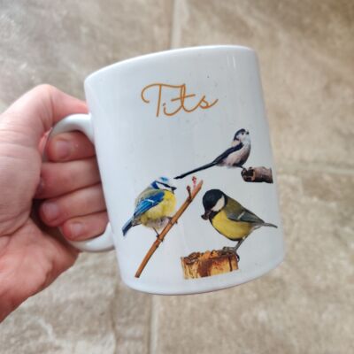 Birdwatcher mug - tits