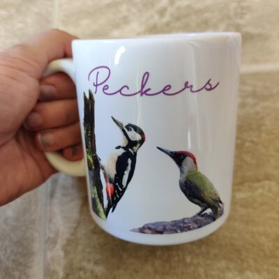 Birdwatcher mug - peckers
