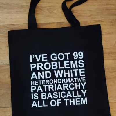 Patriarchy Tote Bag - schwarz