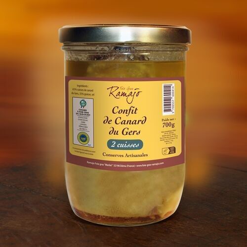 Gers IGP duck confit, 2 legs, 750g