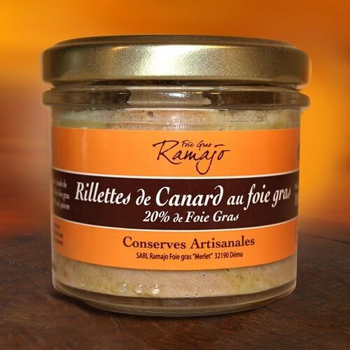 Duck rillettes with foie gras 100g