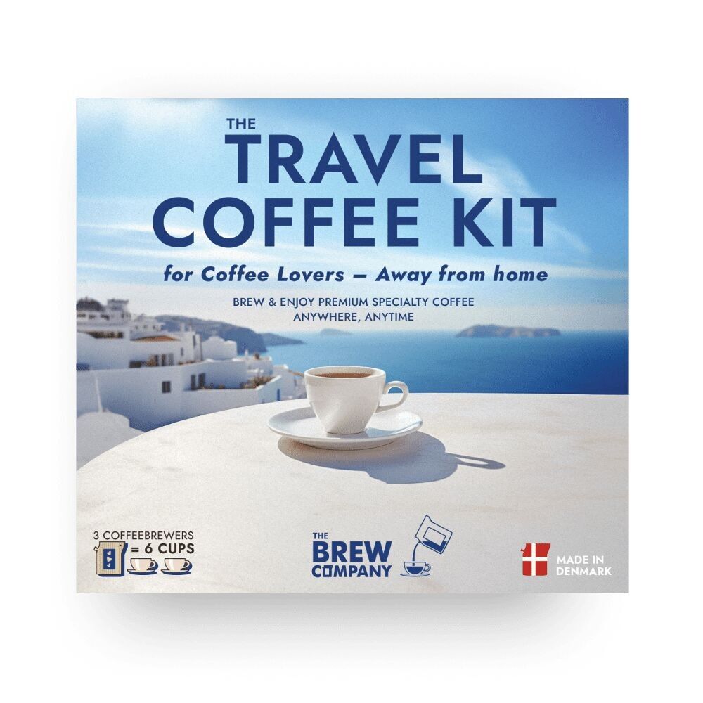 SPECIALTY COFFEE TRAVEL KIT GREECE 3 PCS GIFT BOX