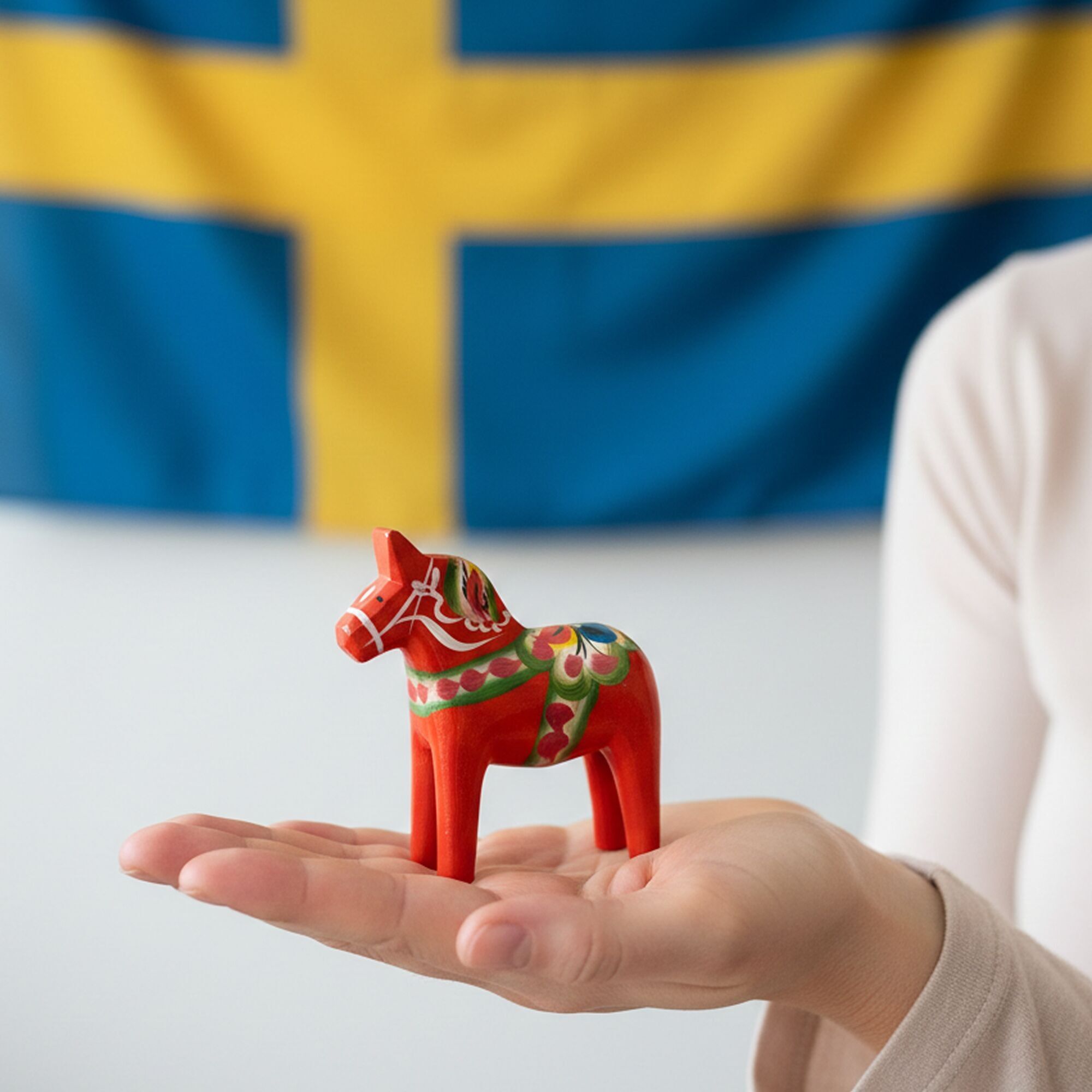Mini Dala Horse (7 cm) – Swedish Folk Art Gift