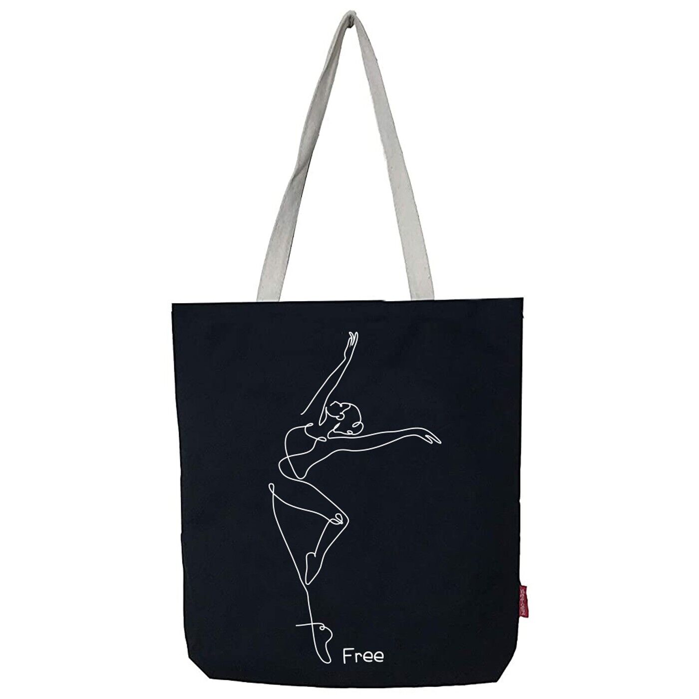 Borsa tote, 100% cotone, modello "Free".