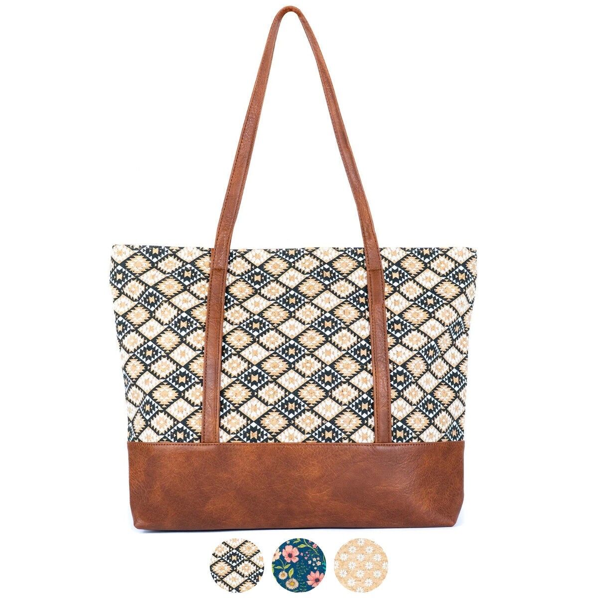 Korktasche mit veganen Lederriemen, BAG-2371