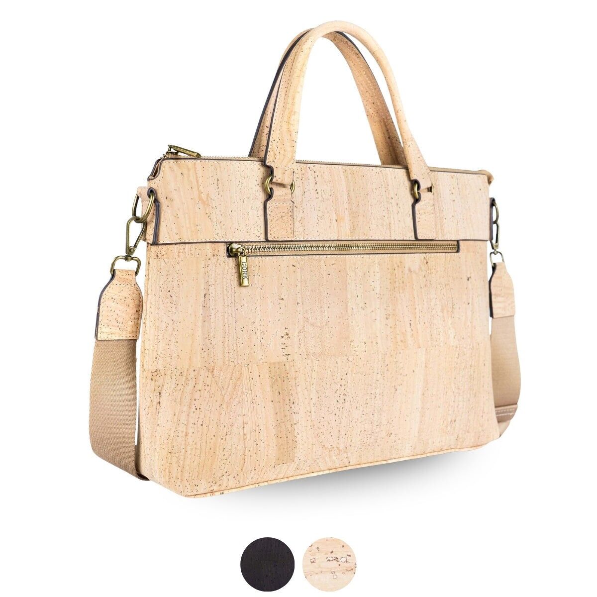 Laptoptasche/Aktentasche aus Kork, passend für Laptops bis zu 15 Zoll.6-Zoll-Laptoptasche-2390