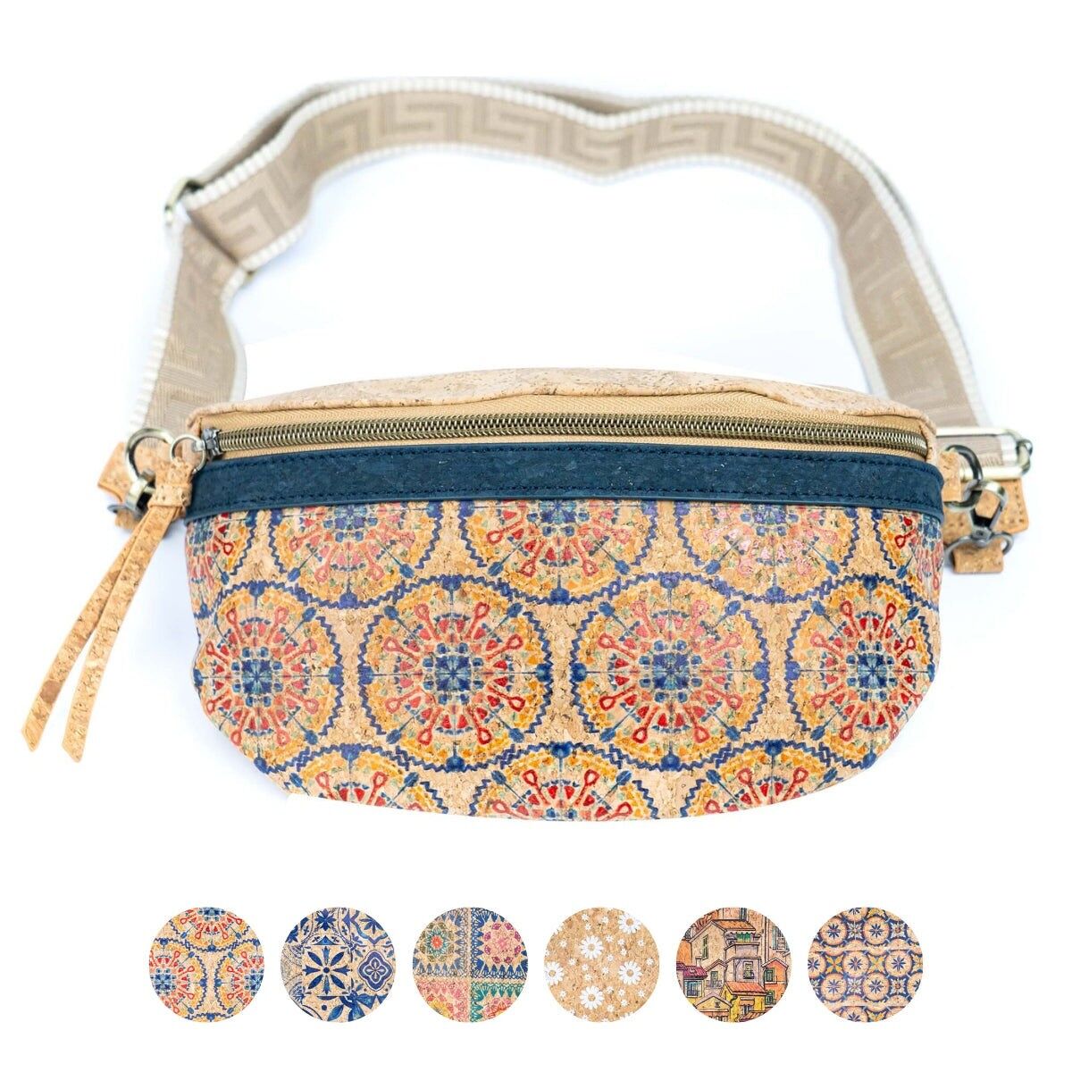 Kork-Bauchtasche – Mandala-Muster BAGD-609