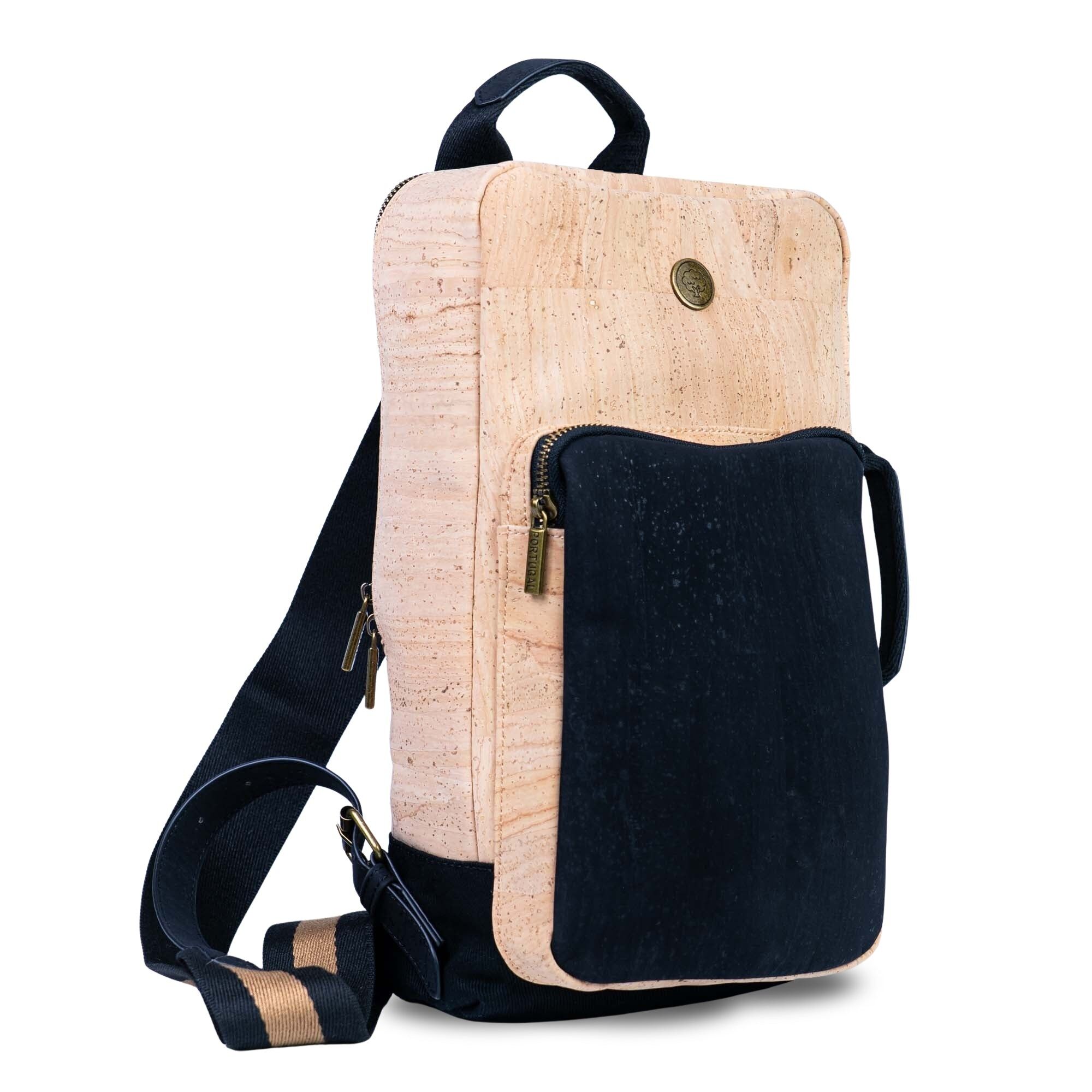 Kork-Umhängetasche für Herren, Brusttasche & Handtasche BAG-2365