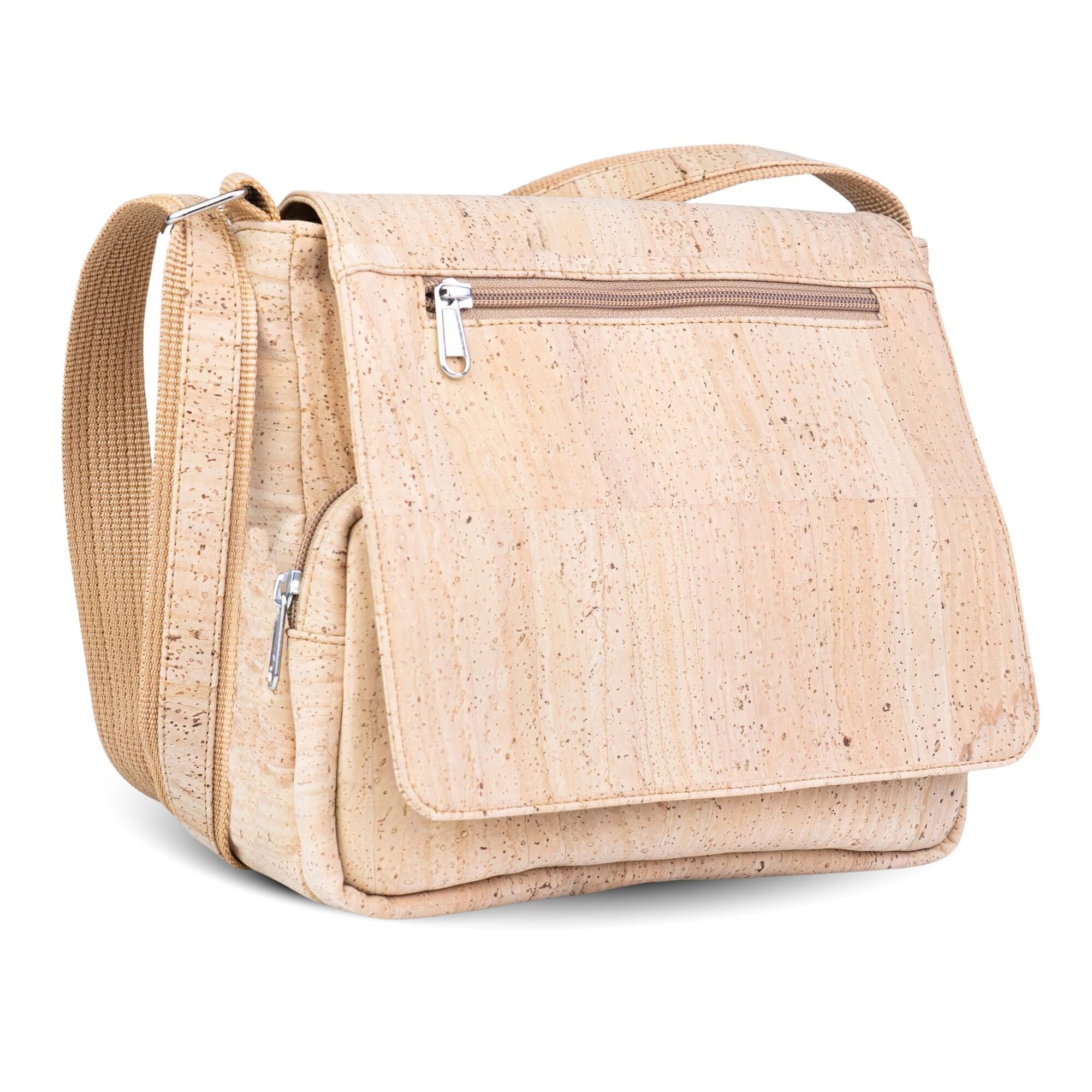 Kork-Umhängetasche - Vegane Messenger Bag BAGP-347