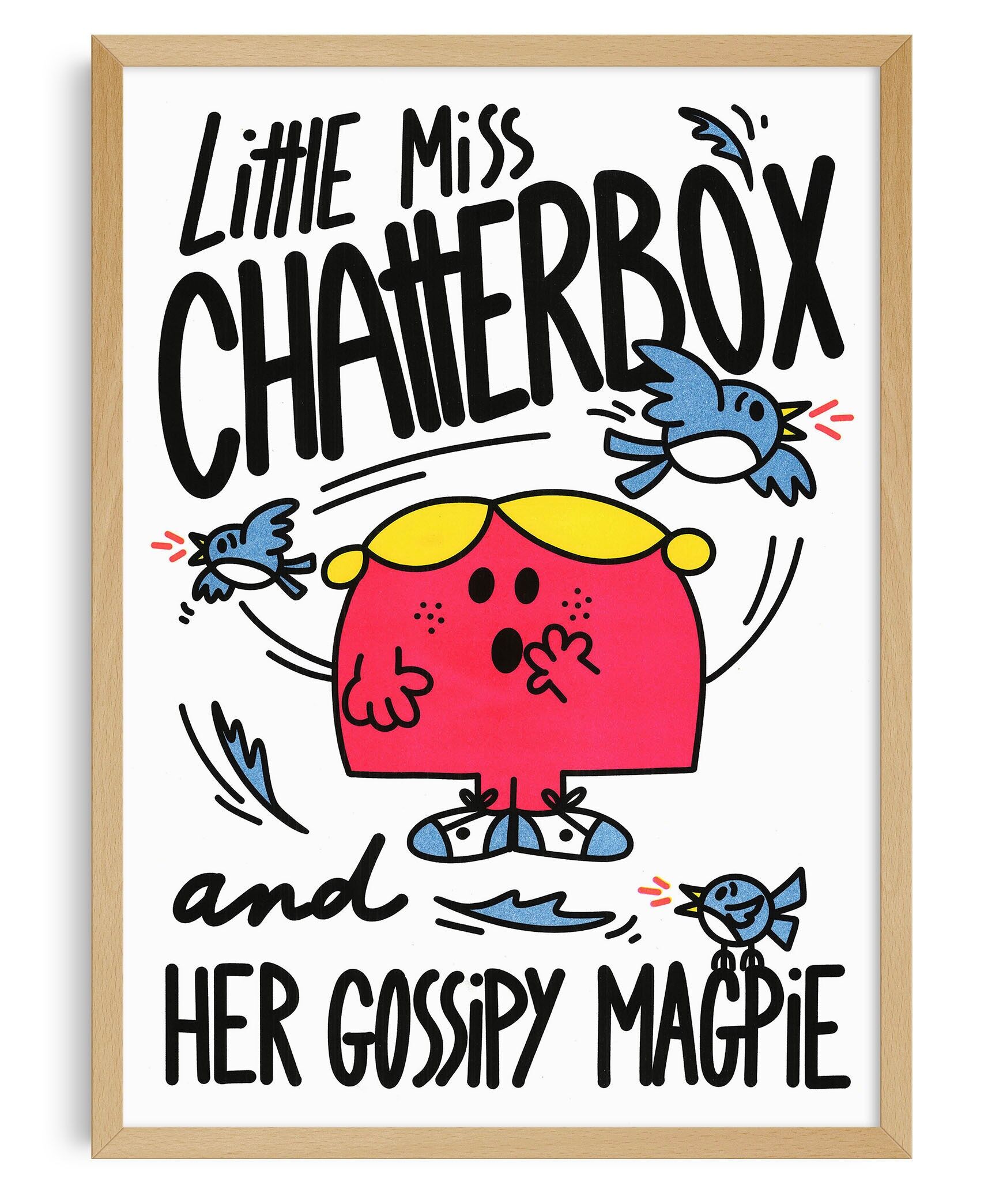 A3 Poster - Little Miss Chatterbox - EN