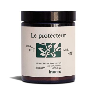 Probiotiques & plantes adaptogènes - Le Protecteur : vitalité + immunité -  INNERS