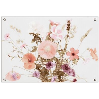 Wild Flower Bouquet Tuinposter (60x90cm)