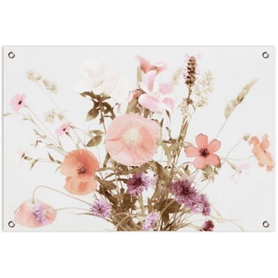 Affiche de jardin de bouquet de fleurs sauvages (60x90cm)