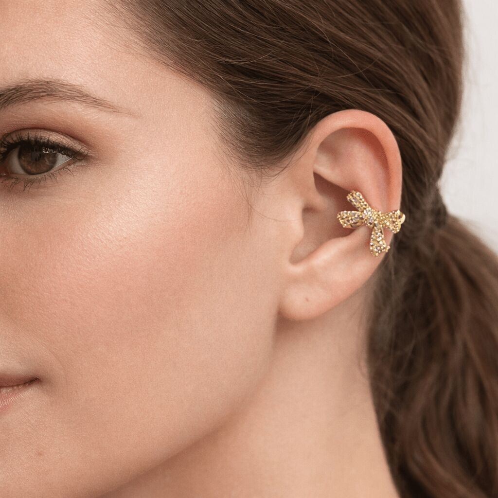 BIJOU BOW - Ear cuff fiocco