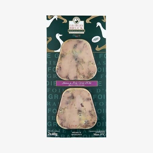 Foie gras d'oie aux figues & éclats de noix "duo" 80g