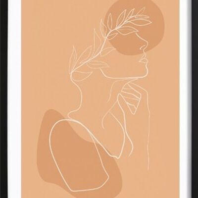 Abstract Greek Goddess Poster