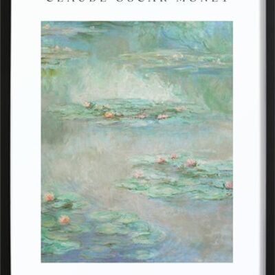 Poster delle ninfee di Monet