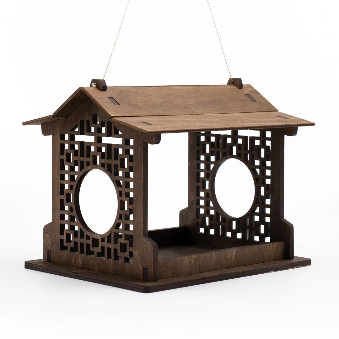 DIY Wooden Bird Feeder – Outdoor Hanging Birdhouse