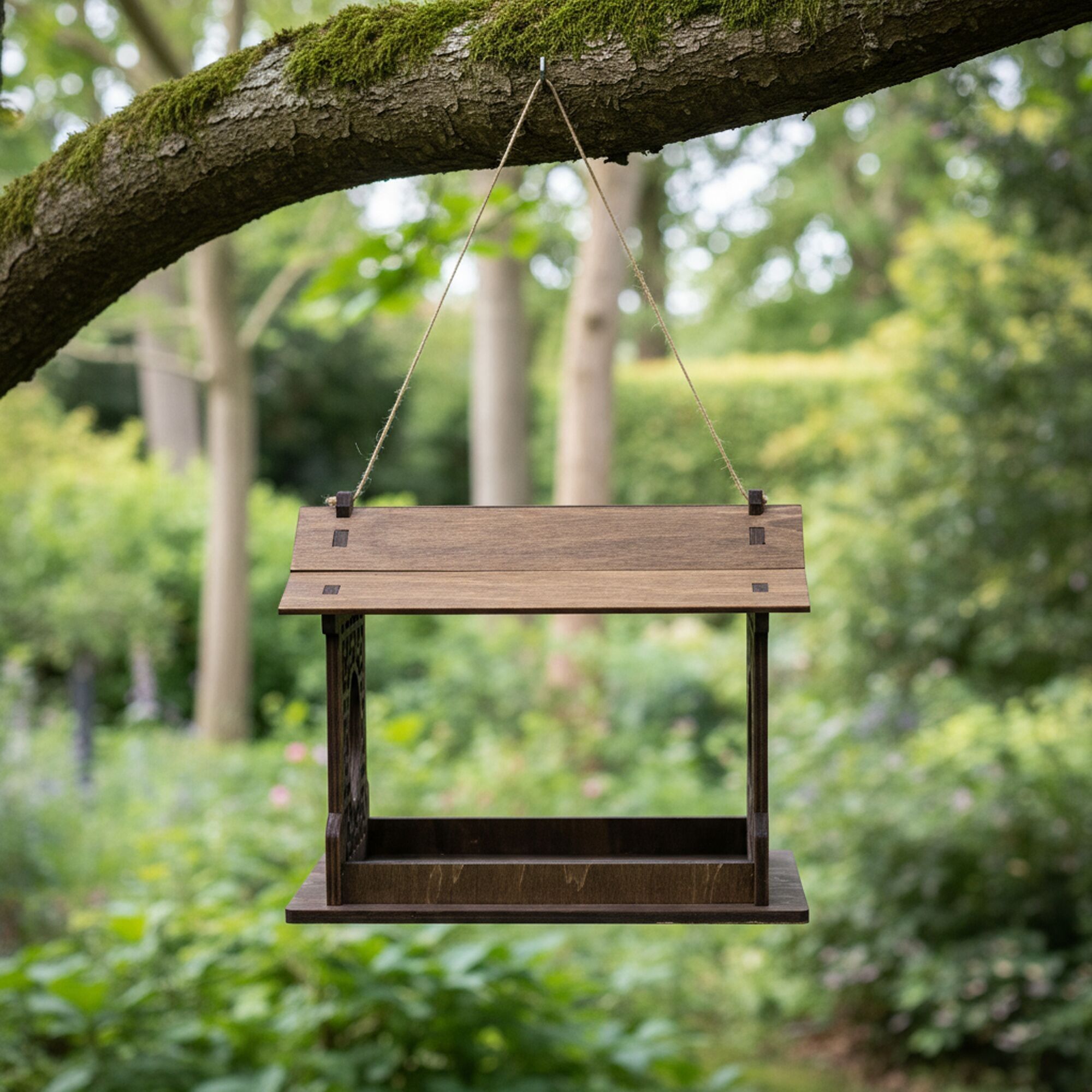 DIY Wooden Bird Feeder – Outdoor Hanging Birdhouse